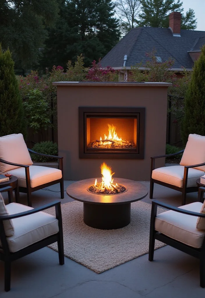 14 Modern Electric Fireplace Ideas for Sleek Contemporary Warmth - 10. Outdoor Electric Fireplaces