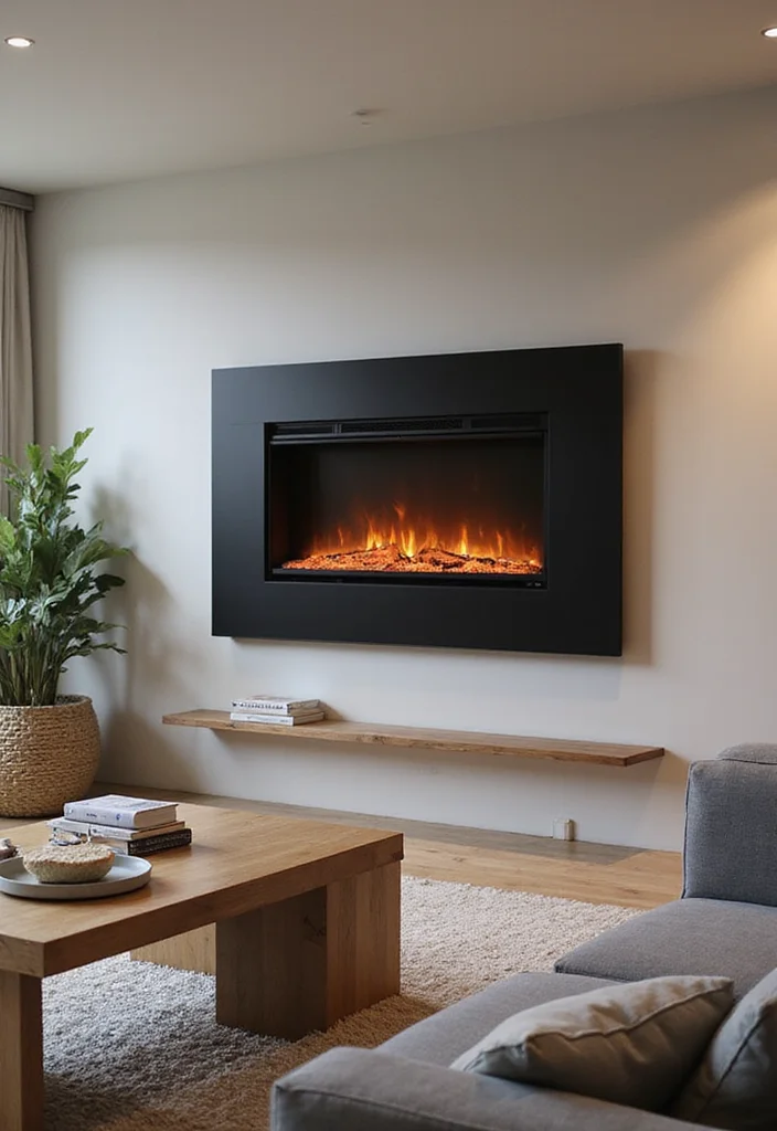 14 Modern Electric Fireplace Ideas for Sleek Contemporary Warmth - 12. Smart Electric Fireplaces