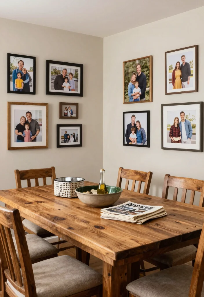 14 Vintage Modern Dining Room Ideas That Feel Warm and Timeless - 12. Personalized Touches 1