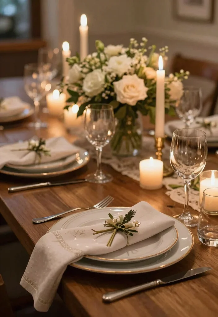 14 Vintage Modern Dining Room Ideas That Feel Warm and Timeless - 14. Inviting Table Settings 1