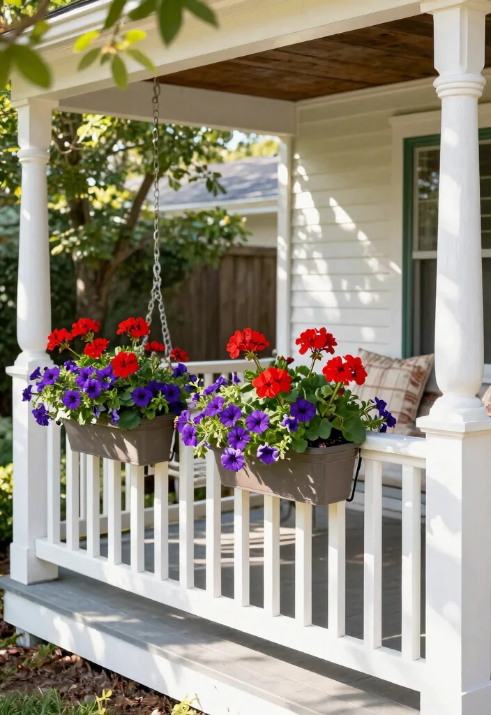 14 Wood Porch Railing Ideas for a Warm and Classic Front Porch 1. Classic White Picket Railing 0