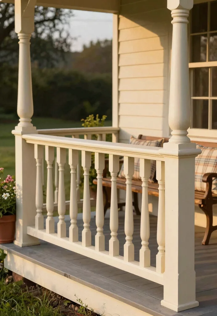 14 Wood Porch Railing Ideas for a Warm and Classic Front Porch 8. Farmhouse Style Railings 0