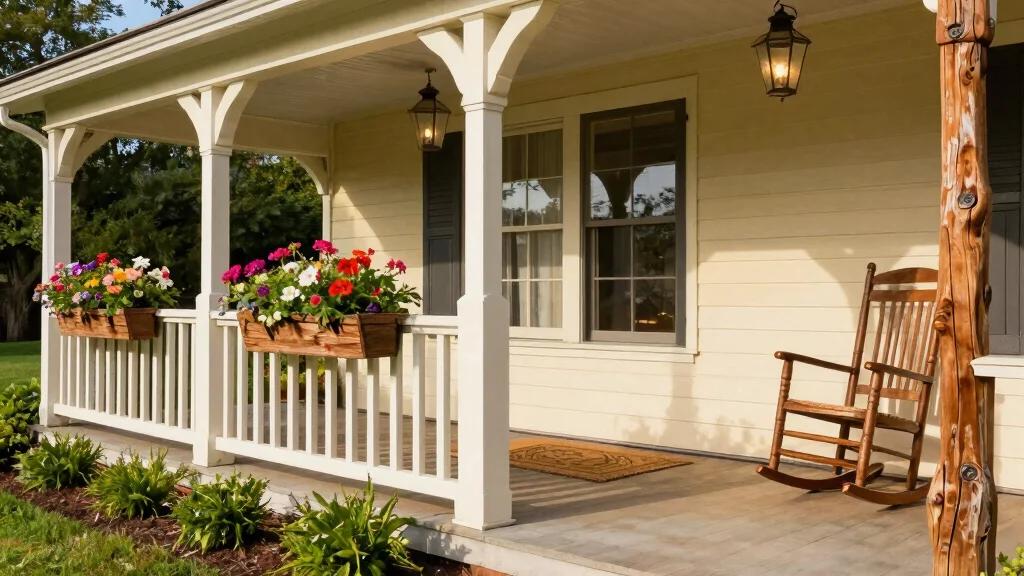 14 Wood Porch Railing Ideas for a Warm and Classic Front Porch