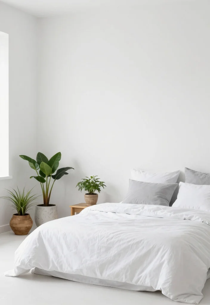 15 Bedroom Wall Paint Color Ideas to Refresh Any Space - 11. Classic White 1
