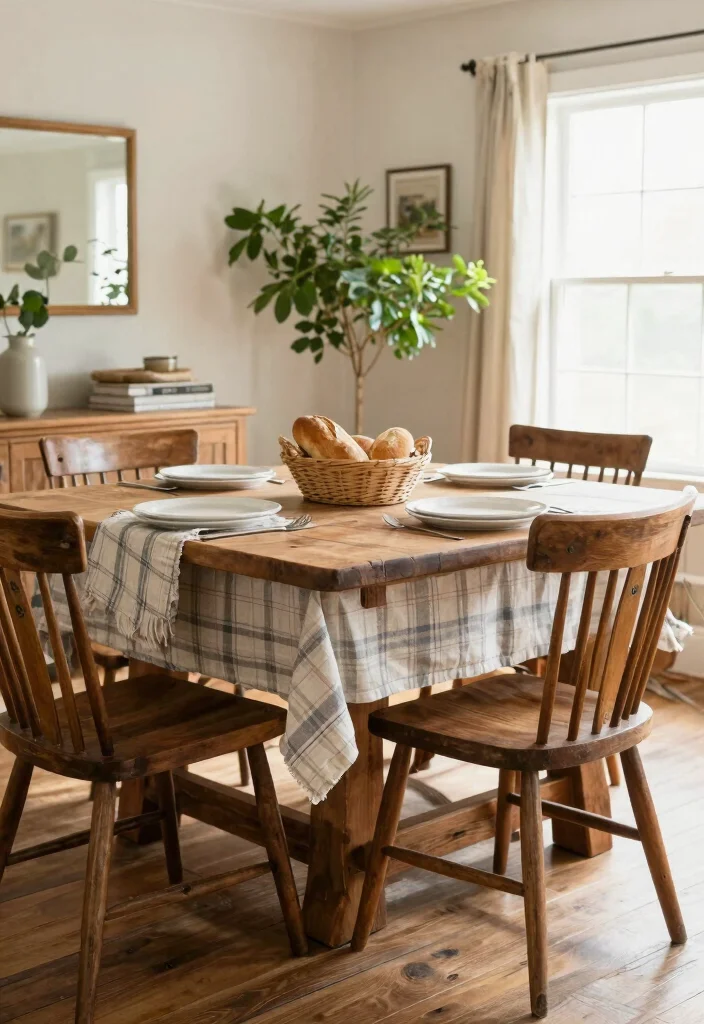 15 Vintage Dining Room Design Ideas for a Classic Yet Livable Look - 7. Farmhouse Flair 1