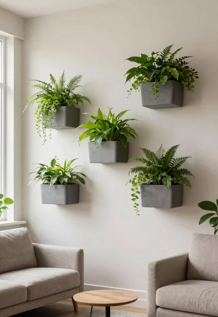 10 Small Wall Decor Ideas That Make Tight Spaces Feel Styled 6. Floating Planters 0