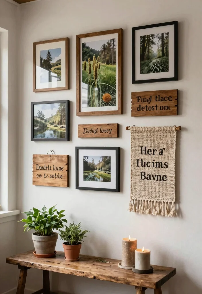 12 Entry Wall Decor Ideas That Create a Strong First Impression 2 12 Entry Wall Decor Ideas That Create a Strong First Impression 2. Rustic Wall Art Collections 0