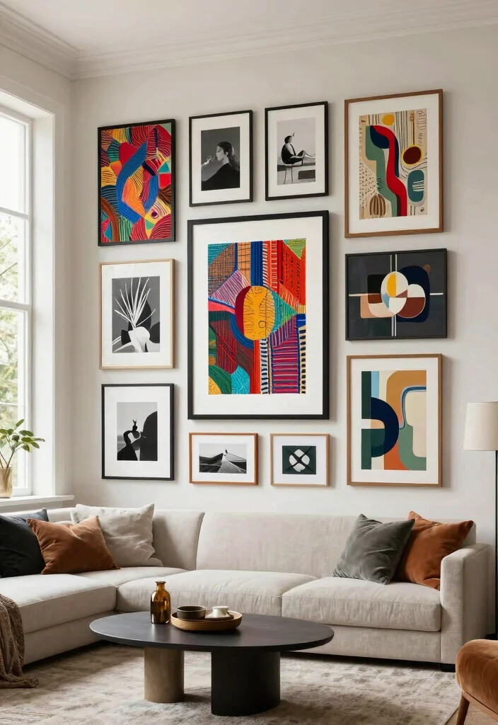 12 Room Wall Decor Ideas That Transform Any Empty Space 15 12 Room Wall Decor Ideas That Transform Any Empty Space 12. Layered Wall Art 0