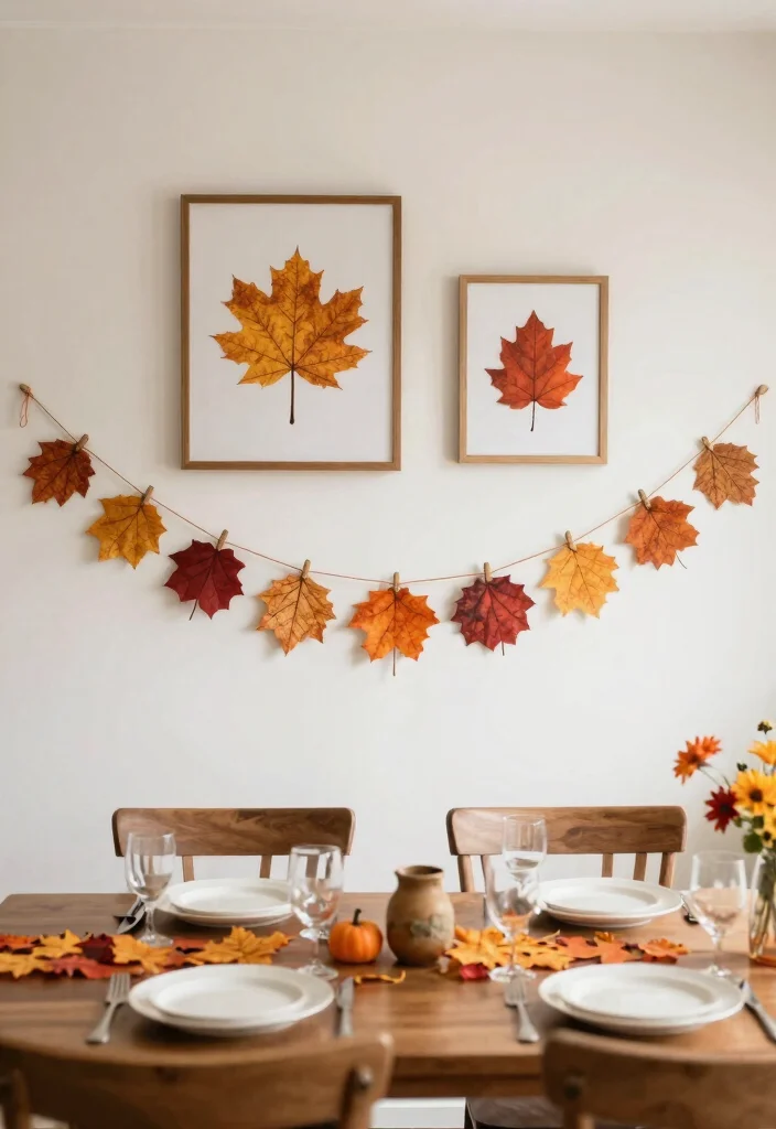 14 Dining Wall Decor Ideas That Anchor the Table Beautifully 10. Seasonal Decor Swap 0