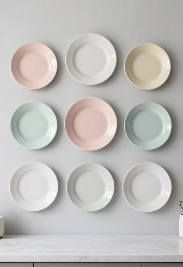 14 Kitchen Wall Decor Ideas That Add Warmth Without Clutter 5 14 Kitchen Wall Decor Ideas That Add Warmth Without Clutter 5. Minimalist Plate Display 0