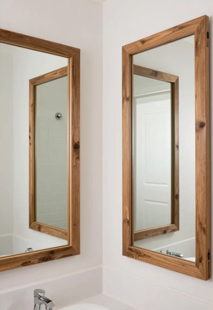 15 Bathroom Wall Decor Ideas That Feel Spa Inspired 13. Mirrored Accents 0