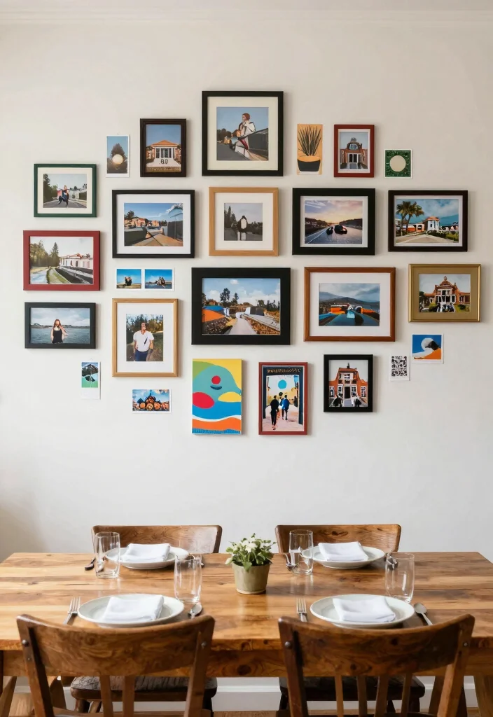 15 Dining Room Wall Decor Ideas That Make Guests Look Twice 6. Creative Wall Displays 0