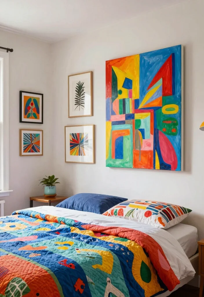 16 Bedroom Wall Decor Ideas That Feel Cozy and Personal 11 16 Bedroom Wall Decor Ideas That Feel Cozy and Personal 11. Custom Art Pieces 0