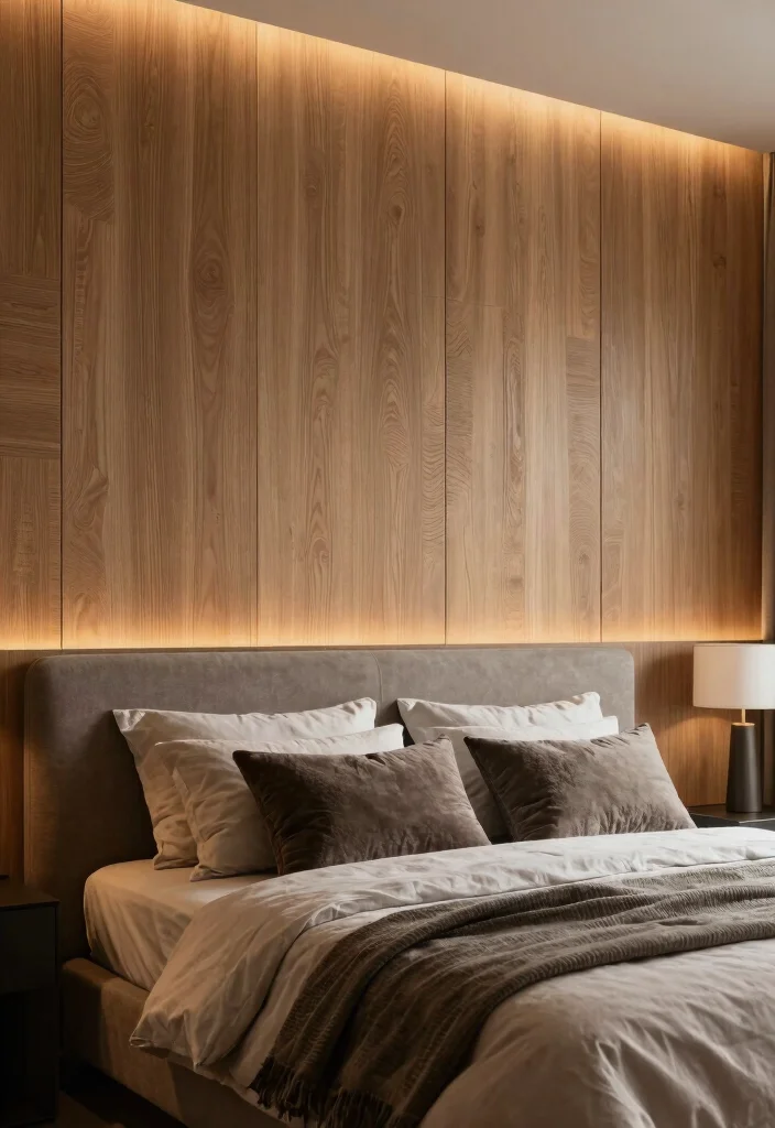 16 Bedroom Wall Decor Ideas That Feel Cozy and Personal 12 16 Bedroom Wall Decor Ideas That Feel Cozy and Personal 12. Textured Wall Panels 0