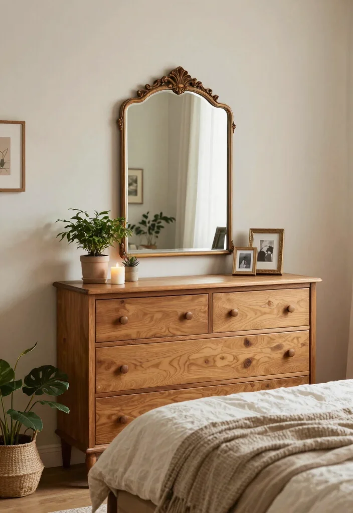 16 Bedroom Wall Decor Ideas That Feel Cozy and Personal 8 16 Bedroom Wall Decor Ideas That Feel Cozy and Personal 8. Vintage Mirrors 0