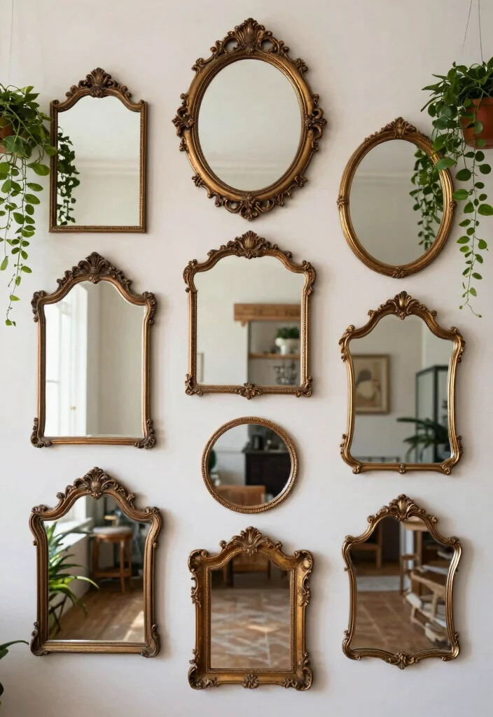 16 Living Room Wall Decor Ideas That Instantly Elevate Blank Walls 6 16 Living Room Wall Decor Ideas That Instantly Elevate Blank Walls 6. Vintage Mirrors 0