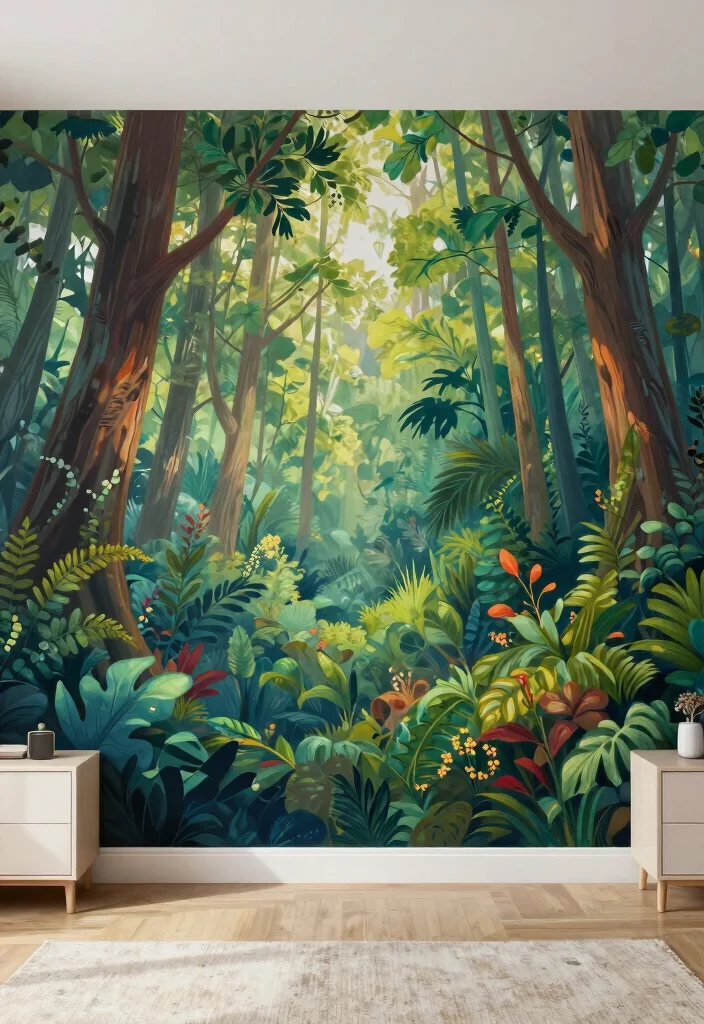 16 Wall Decor Ideas for Bedroom That Change the Whole Mood 11. Artistic Wall Murals 0