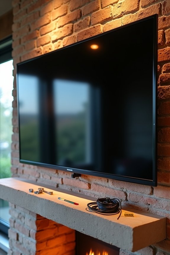 brick stone mounting requires specialized tools