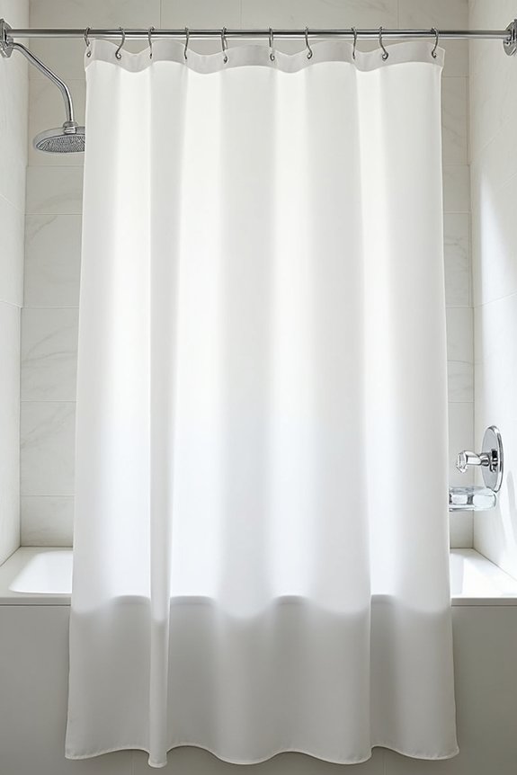 common shower curtain size options