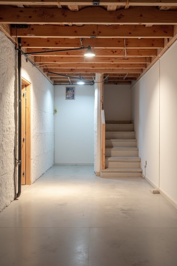 crawl space to finished basement