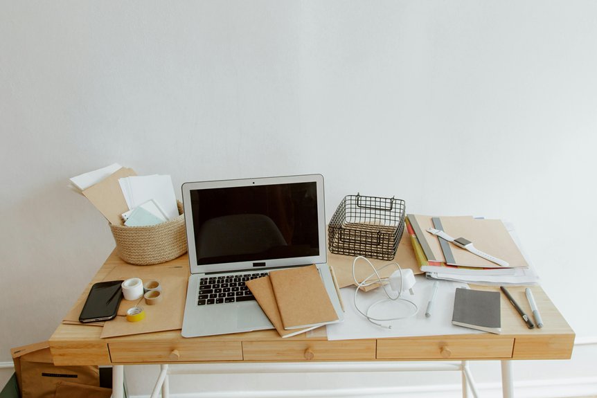 create a focused home office setup