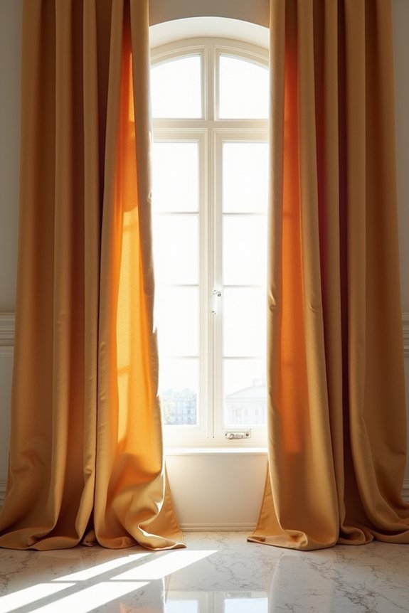 curtains proper length and hang