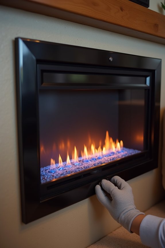 dial flame height for steady warmth