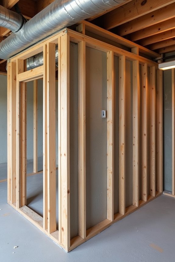 10 Steps to Finish a Basement Wall 1 identify obstacles frame around services
