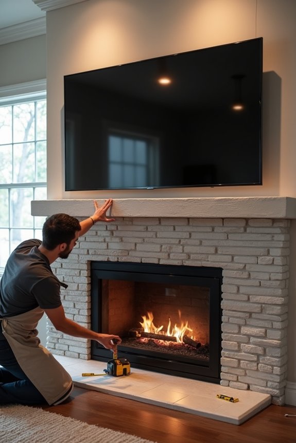 measure tv center for comfortable viewing