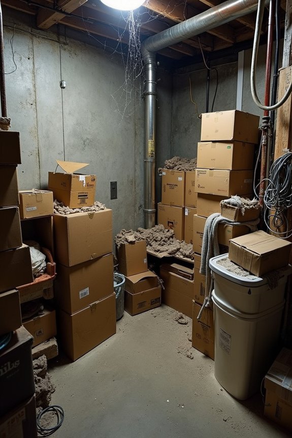 movestoreditems 12inchesaway fromwalls
