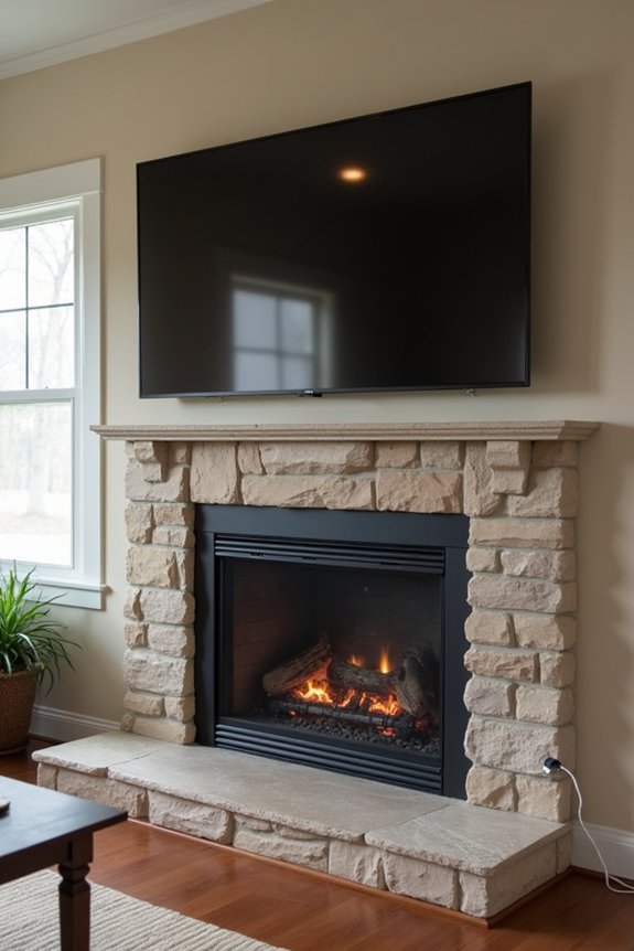 plan cable routing before mounting tv