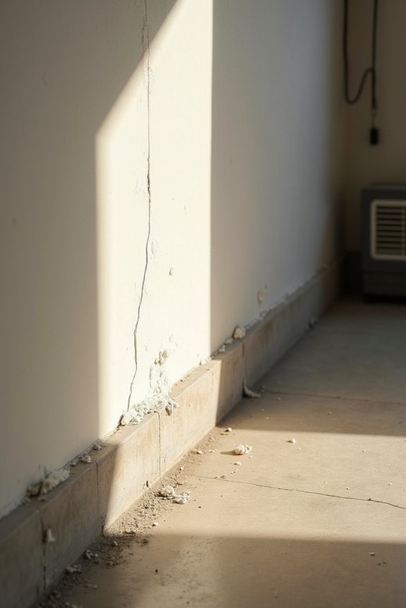 seal cracks block moisture entry