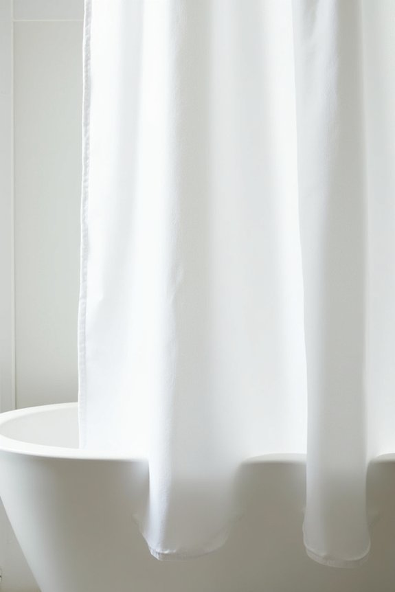 shower curtain height guidelines