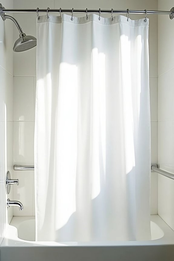 shower liner size guidelines