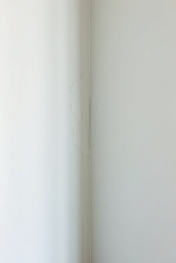 small section ceiling paint test