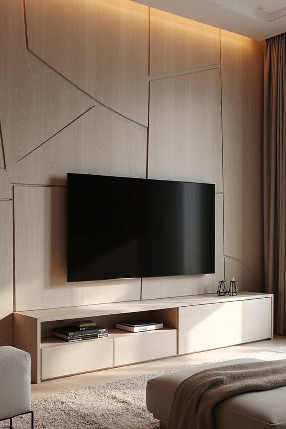 textured panels add light depth harmony
