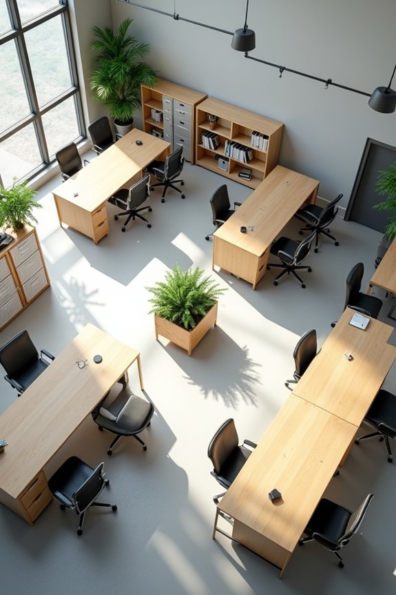 How to Arrange Office Furniture for Maximum Productivity 2 walkable uncluttered office flow